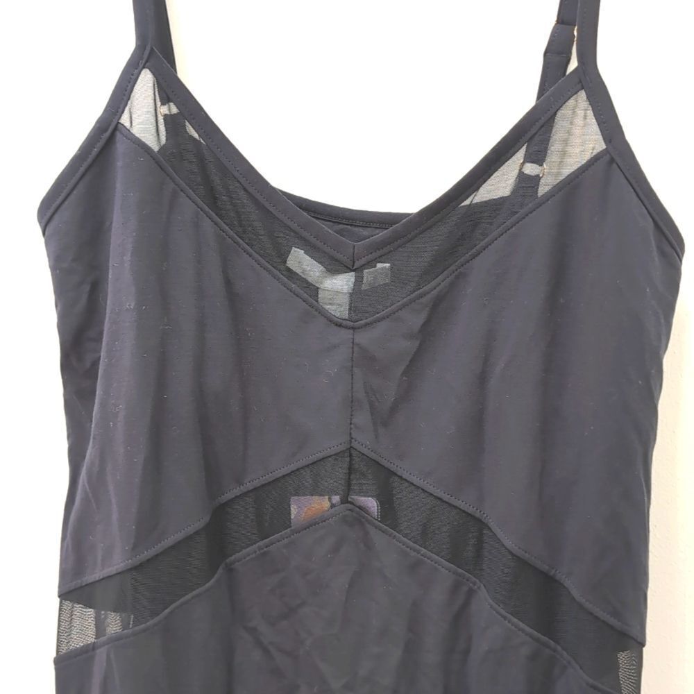 NWOT Honeylove Black Mesh-Trim Chemise Slip/Nighty, Small. - Picture 6 of 8
